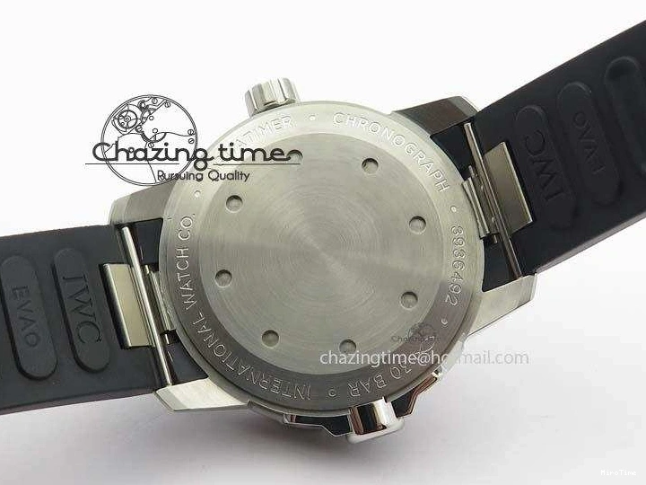 MIROTIME 0214 TechFriendly Aquatimer Automatic SS IW329003 V6F 1:1 Best Edition On Black Rubber Strap MIYOTA 7271